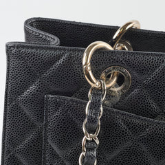 Chanel Caviar GST Grand Shopping Tote Black Series 15