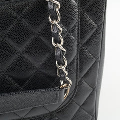 Chanel Caviar GST Grand Shopping Tote Black Series 15