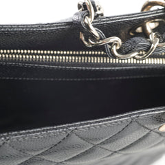 Chanel Caviar GST Grand Shopping Tote Black Series 15
