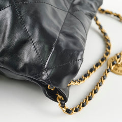 Chanel 22 Mini Black Microchip