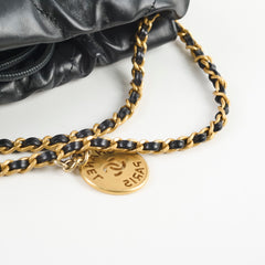Chanel 22 Mini Black Microchip