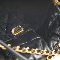 Chanel 22 Mini Black Microchip