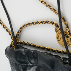 Chanel 22 Mini Black Microchip