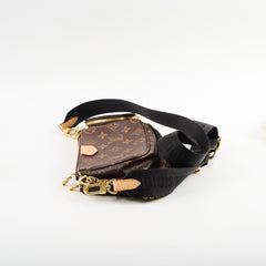 Louis Vuitton Multi Pochette Monogram Black