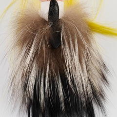 Fendi Mini Karlito Fur Charm