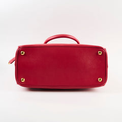Prada Saffiano Galleria Tote Red