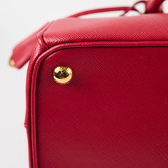 Prada Saffiano Galleria Tote Red