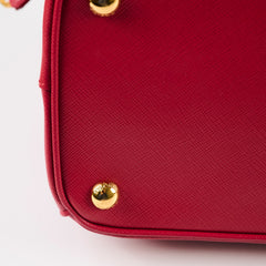 Prada Saffiano Galleria Tote Red