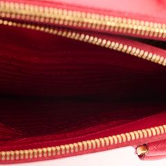 Prada Saffiano Galleria Tote Red