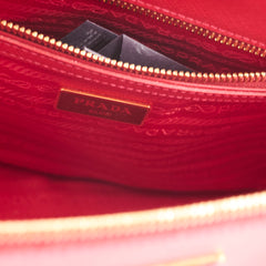 Prada Saffiano Galleria Tote Red