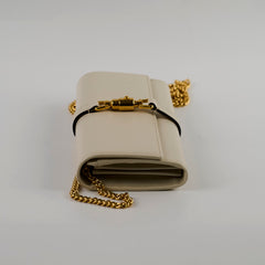 Gucci Jackie 1961 Wallet on Chain Cream