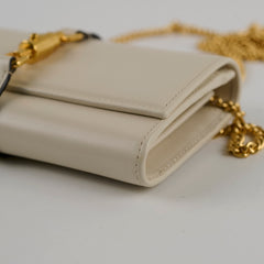 Gucci Jackie 1961 Wallet on Chain Cream
