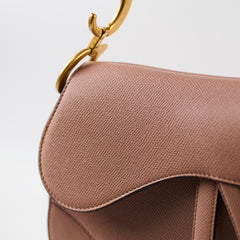 Christian Dior Medium Saddle Nude/Blush