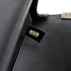 Chanel Old Medium Boy Lambskin Black