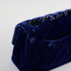 Chanel Mini Rectangular Velvet Sapphire Blue