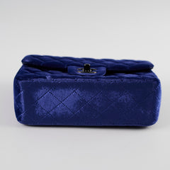 Chanel Mini Rectangular Velvet Sapphire Blue