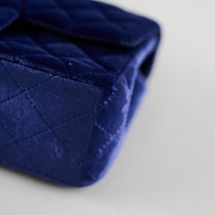 Chanel Mini Rectangular Velvet Sapphire Blue