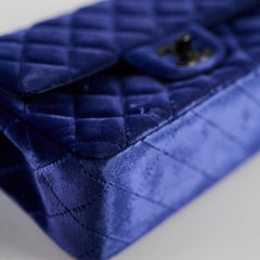 Chanel Mini Rectangular Velvet Sapphire Blue