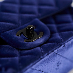 Chanel Mini Rectangular Velvet Sapphire Blue