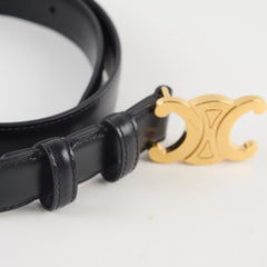 Celine Women's Belt Black Size 75