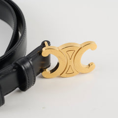 Celine Women's Belt Black Size 75