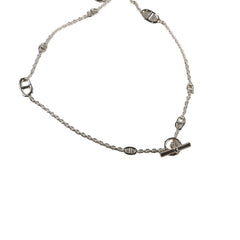 Hermes Farandole Necklace 120 Silver