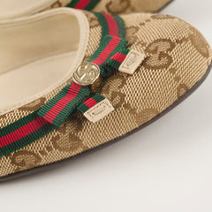 Gucci GG Ophidia Ballet Flats - Size 37