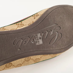 Gucci GG Ophidia Ballet Flats - Size 37