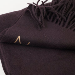 Louis Vuitton Cashmere Scarf 200 x 90 cm Dark Brown