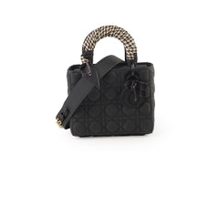Christian Dior ABC Lady Dior Small Matte Black