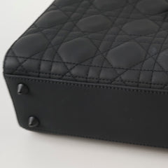 Christian Dior ABC Lady Dior Small Matte Black