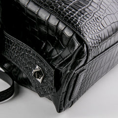 Givenchy Antigona Soft Croc Embossed Black