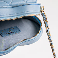 Chanel Heart Bag Mini Blue