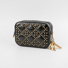 Christian Dior Studded Mini Black Camera Bag