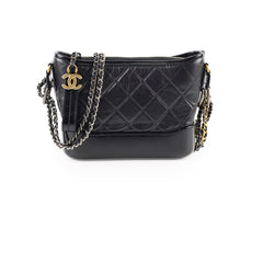 Chanel Small Gabrielle Bag Black (microchip)