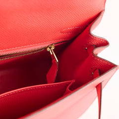 Hermes Kelly 25 Epsom Sellier Rose Jaipur X Stamp 2016