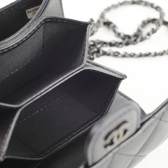 Chanel So Black Cardholder Clutch on Chain