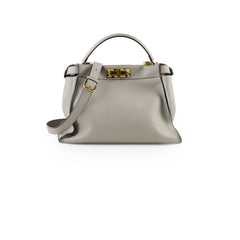 Fendi Medium Peekaboo Light Grey