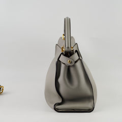 Fendi Medium Peekaboo Light Grey