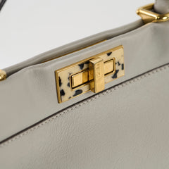 Fendi Medium Peekaboo Light Grey