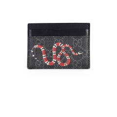 Gucci Kingsnake GG Supreme Cardholder