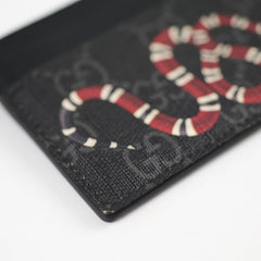 Gucci Kingsnake GG Supreme Cardholder