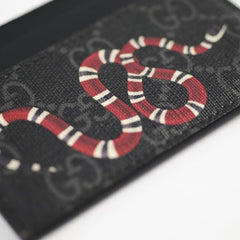 Gucci Kingsnake GG Supreme Cardholder