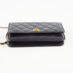 Chanel Wallet On Chain WOC Black Caviar