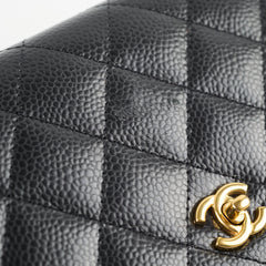 Chanel Wallet On Chain WOC Black Caviar