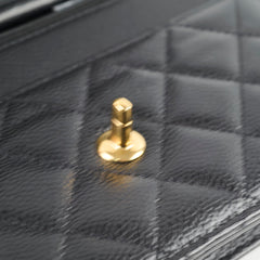 Chanel Wallet On Chain WOC Black Caviar