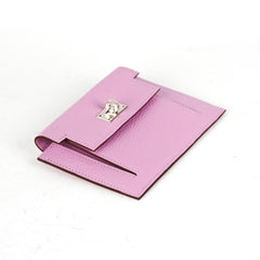 Hermes Kelly Compact Wallet Mauve Sylvestre