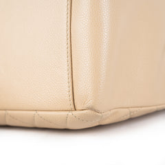 10/7 Deal Of The Day - Chanel Quilted Caviar Grand Shopping Tote GST Beige