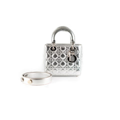 ITEM 10 - Dior My Lady Dior Small Metallic Silver