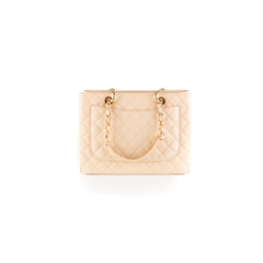 10/7 Deal Of The Day - Chanel Quilted Caviar Grand Shopping Tote GST Beige
